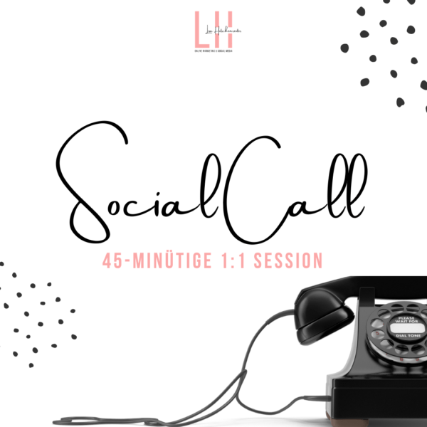 Social Call - Einzelsession für dein Online Marketing