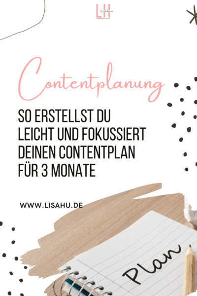 Contentplanung So erstellst du einen Plan