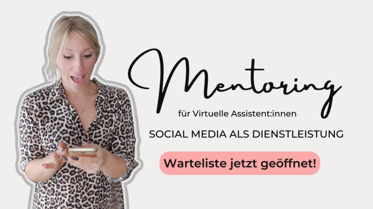 Ausbildung Mentoring als Virtuelle Assistentin